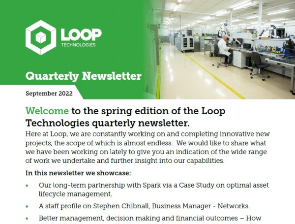 Loop Technologies Spring Newsletter